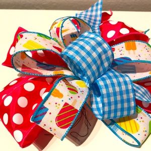 Popsicles Bow Gift Bow DIY Final Sale NEW Custom Made T…